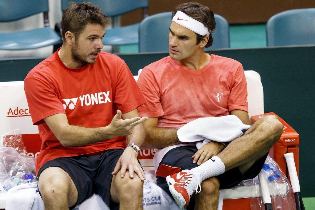 Wawrinka et Federer peuvent viser le Saladier d'argent en 2014. [Salvatore Di Nolfi]