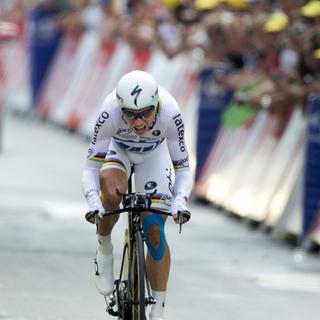 Tony Martin a remporté la 20e étape du Tour de France ce samedi. [Peter Dejong - AP Photo]