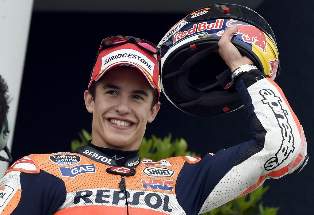 A 21 ans, Marc Marquez a apporté la preuve par 9 de son immense talent en MotoGP. [KEYSTONE - Jens Meyer]