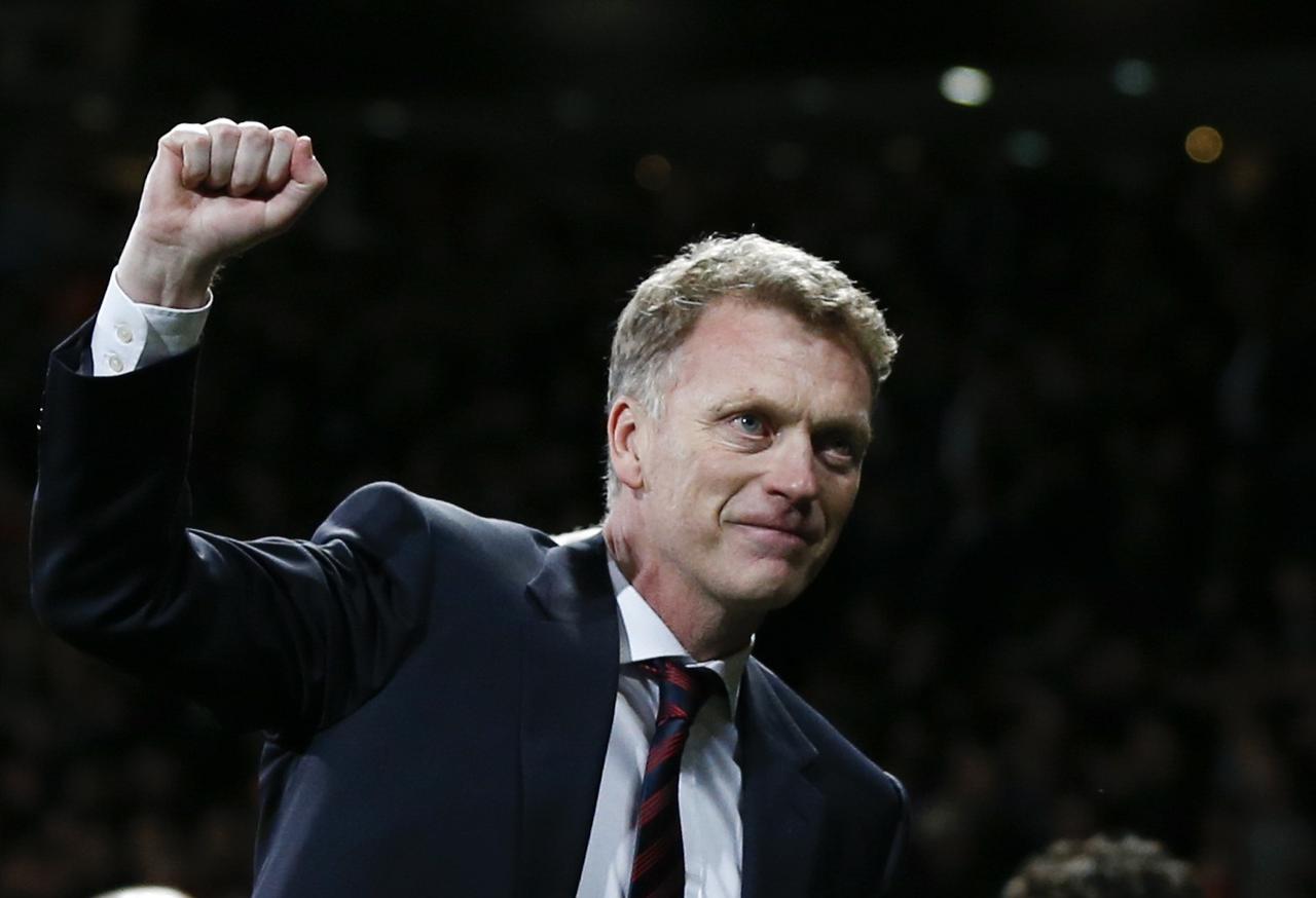 Fortement contesté, Moyes s'est donné un peu d'air. [REUTERS - Phil Noble]