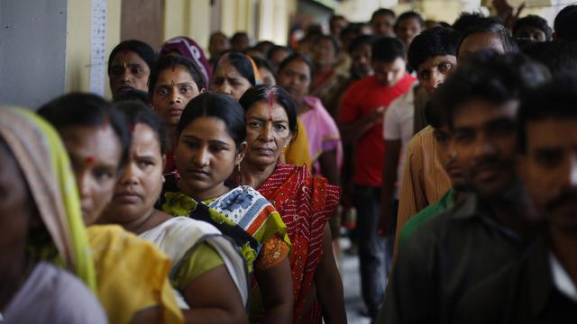 L'Inde est la plus grande démocratie du monde, avec plus de 800 millions d'électeurs. [AP Photo/Altaf Qadri]