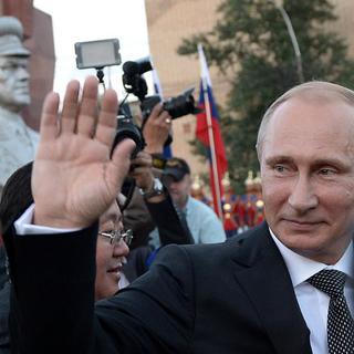 Le président russe Vladimir Poutine était en visite en Mongolie, à Oulan Bator, mercredi 3 septembre 2014.