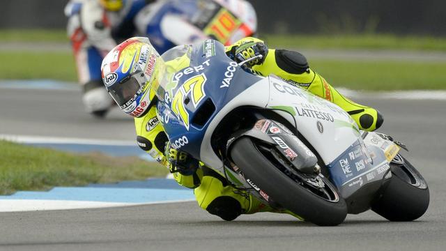 Dominique Aegerter continue à se montrer performant au guidon de sa machine. [Paul Buck]