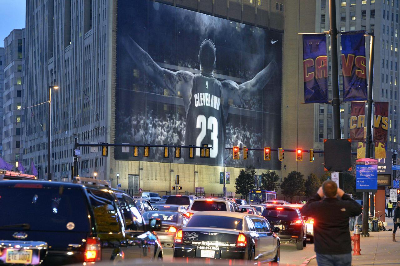 Le retour de "King James" était au centre de toutes les attention à Cleveland. [USA Today Sports - Richard]