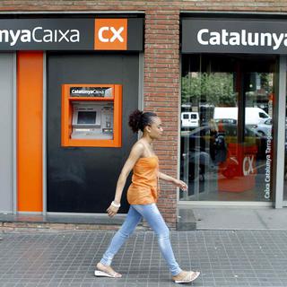 La CatalunyaCaixa, marque commerciale de la Catalunya Banc. [EPA/Keystone - Andreu Dalmau]