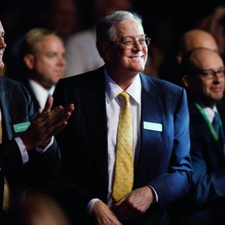David H. Koch, vice-président exécutif de Koch Industries. [Getty Images/AFP - Chip Somodevilla]