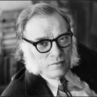 Isaac Asimov, biochimiste et auteur de science-fiction.