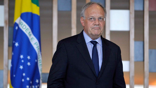 Johann schneider-Ammann à Brasilia. [EPA/Keystone - Fernando Bizerra]