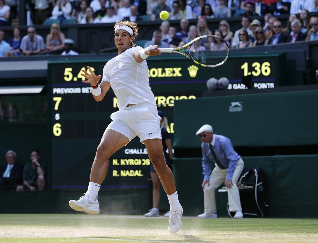 Nadal restait sur une défaite subie le 1er juillet en 8es à Wimbledon. [KEYSTONE - Ben Curtis]