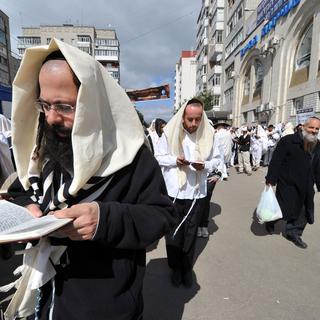 Une importante communauté juive est établie en Ukraine (ici, à Uman). [Serguei Supinsky]