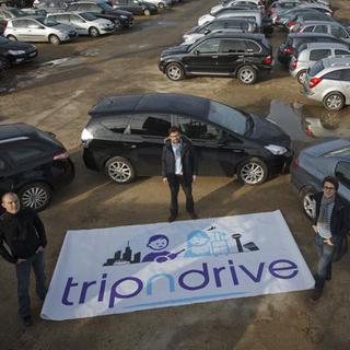 Le service TripnDrive est disponible pour l'instant en France, dans cinq aéroports et une gare. [TripnDrive]