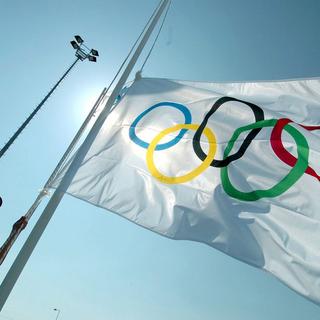 Drapeau olympique. [EPA/Keystone - Kay Nietfeld]