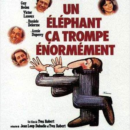 L'affiche de "Un éléphant, ça trompe énormément". [allocine.fr]