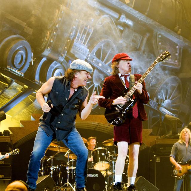 AC/DC durant un concert en Norvège en 2009. [Sara Johannessen]