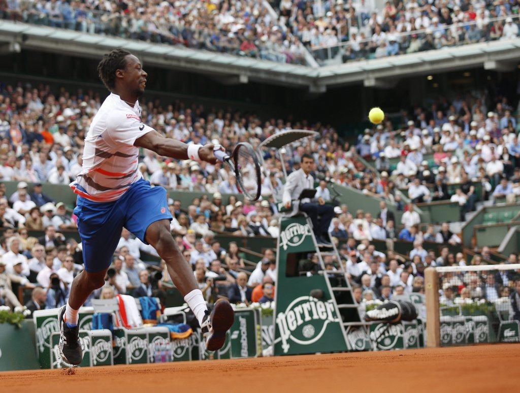 Gaël Monfils, "showman irrésistible". [KEYSTONE - Etienne Laurent]