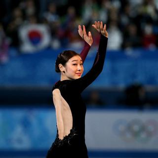 La patineuse sud-coréenne Yuna Kim. [How Hwee Young]