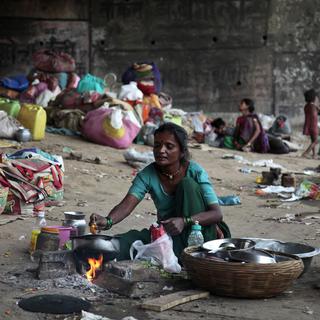 L'Inde, en plein essor économique, connaît des problèmes de pauvreté aussi criants qu'en Afrique sub-saharienne. [Channi Anand - AP Photo]