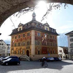 La mairie de Schwyz. Photo d'archives. [keystone]