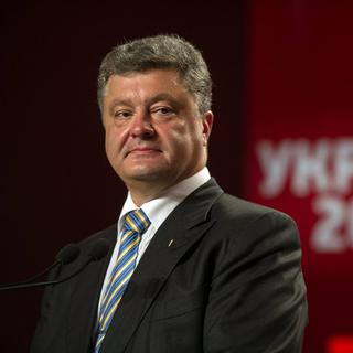 Petro Porochenko, vainqueur au premier tour de la présidentielle ukrainienne. [EPA - Alexey Furman]