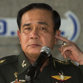 Le chef d'état-major de l'armée thaïlandaise, Prayut Chan-O-Cha. [Pornchai Kittiwongsakul]