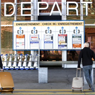 L'aéroport de Genève enregistre une croissance moyenne de 5% depuis dix ans. [Keystone - Salvatore Di Nolfi]