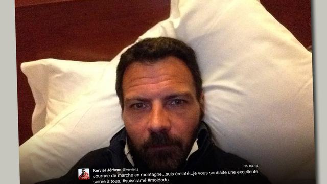 Capture d'écran d'une photo du compte Twitter de Jérôme Kerviel. [Twitter]