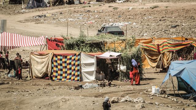 Un camp de réfugiés yazidis à Dohuk, au Kurdistan. [NurPhoto - Gail Orenstein]