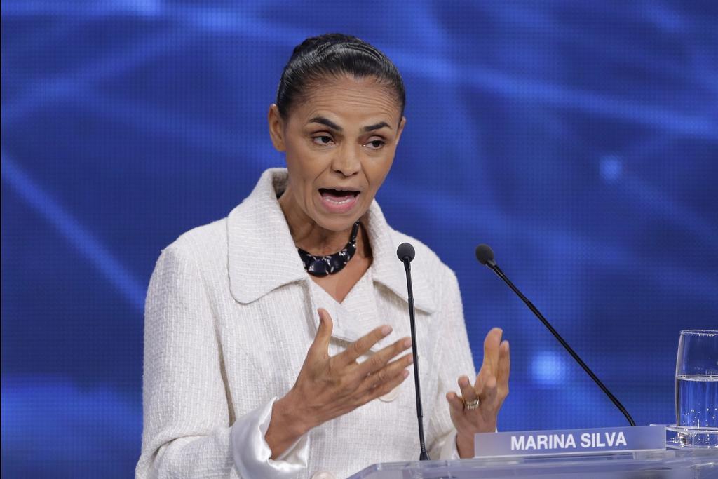 Ancienne ministre de l'Environnement, Marina Silva est la candidate officielle du parti socialiste. [KEYSTONE - AP Photo/Nelson Antoine]