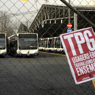 La grève des TPG a duré une seule journée, le mercredi 19 novembre. [Martial Trezzini]