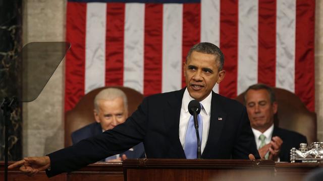 Barack Obama a prévenu le Congrès qu'il pourrait se passer de son accord pour ses réformes sur la réduction des inégalités. [EPA/Keystone - Larry Downing]