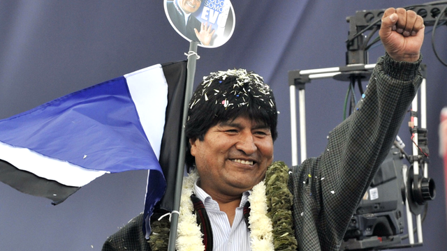 Le président sortant, le socialiste amérindien Evo Morales, est le grand favori. [Aizar Raldes]