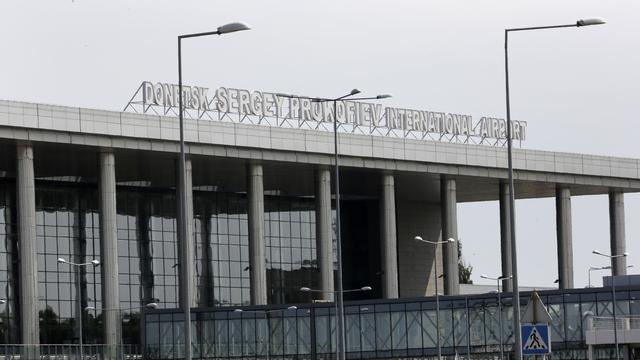 Aucun vol n'arrivait ni ne partait de l'aéroport de Donetsk en Ukraine. [Yannis Behrakis]
