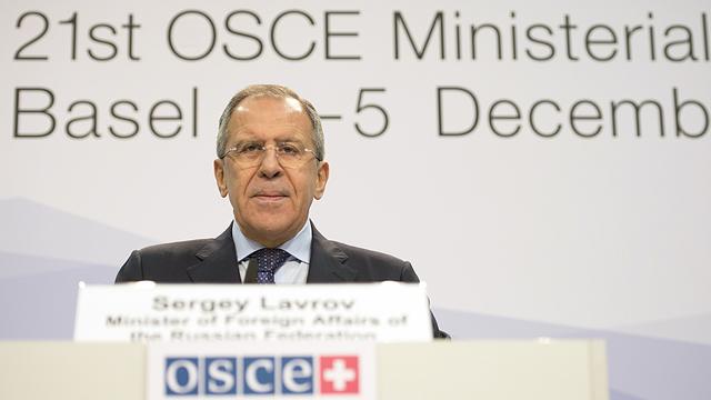 Sergeï Lavrov s'est exprimé lors du sommet de l'OSCE. [Georgios Kefalas]