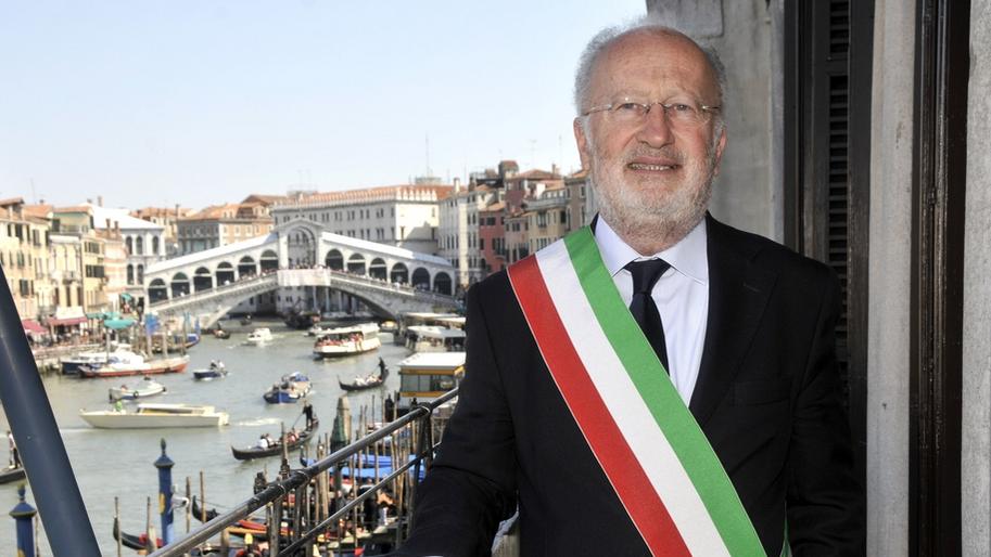 Giorgio Orsoni a été élu à la mairie de Venise en 2010 pour le Parti démocrate (gauche). [AP Photo/Luigi Costantini]