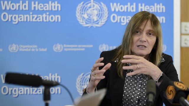 Marie-Paule Kieny, directrice générale adjointe de l'Organisation mondiale de la santé (OMS). [Martial Trezzini]