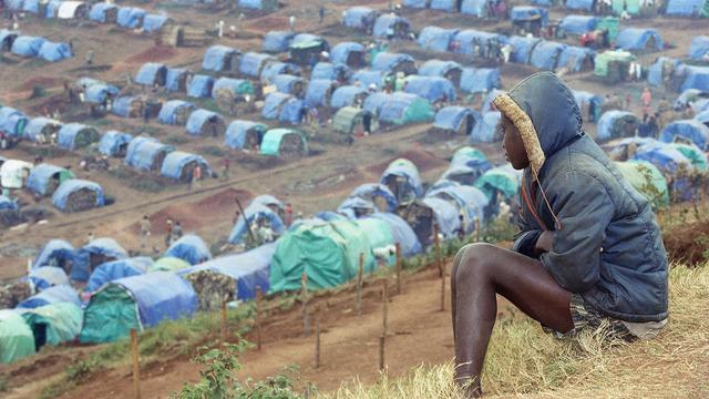 Le génocide de 1994 a abouti à la mort d'au moins 800'000 Tutsis du Rwanda. [AP/Keystone - Jean-March Bouju]