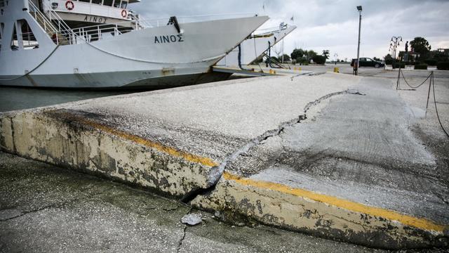 Un tremblement de terre avait déjà frappé Céphalonie le 26 janvier dernier. [AP/InTime news]