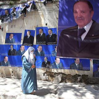 Six candidats sont en lice pour la présidentielle algérienne, dont le sortant Abdelaziz Bouteflika. [EPA - Mohamed Messara]