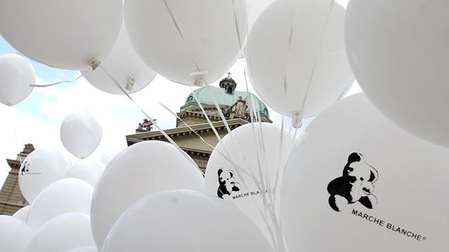 L'initiative de la Marche blanche a su convaincre les Suisses le 18 mai. [Edi Engeler]