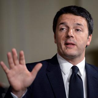 Le nouveau chef du gouvernement italien Matteo Renzi a prêté serment ce samedi. [Maurizio Brambatti - EPA]
