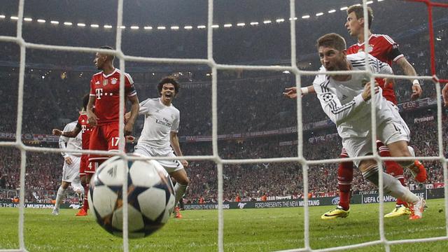 Décisif, Sergio Ramos disputera sa première finale de Ligue des champions. [Matthias Schrader]