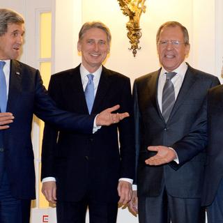 Négociations sur le nucléaire iranien, Vienne, 24.11.2014. [EPA/Keystone - Roland Schlager]