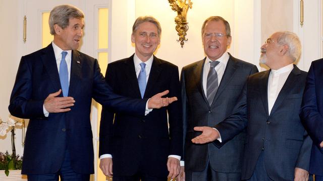 Négociations sur le nucléaire iranien, Vienne, 24.11.2014. [EPA/Keystone - Roland Schlager]