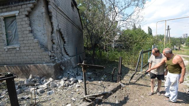 Les séparatistes prorusses tiennent encore la ville de Gorlovka, assiégée. [Mikhail Voskresenskiy/RIA Novosti]
