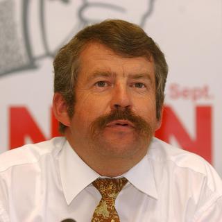 Le Vaudois Serge Beck en août 2004, alors qu'il était encore conseiller national sous l'étiquette du Parti libéral.