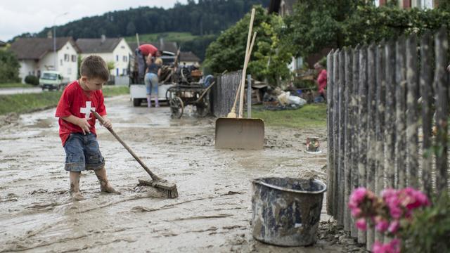 En termes de pluie, la Suisse a connu l'un des pires mois de juillet depuis 150 ans. [Ennio Leanza]