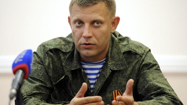 Le Premier ministre de la "république" autoproclamée de Donetsk, Alexander Zakhartchenko. [Alexander Khudoteply]