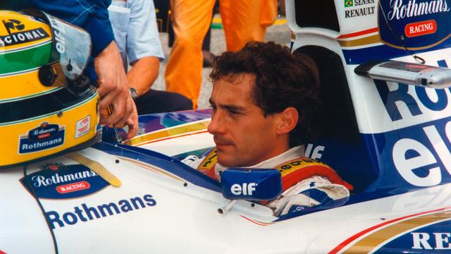 Ayrton Senna, peu avant le départ du GP d'Imola, en ce 1er mai 1994...