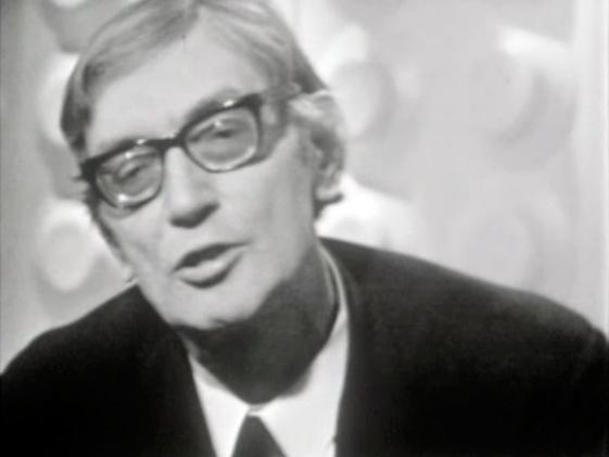 Maurice Clavel en débat en 1969. [RTS]