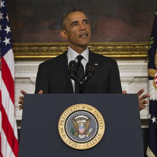 Barack Obama s'exprime depuis la Maison Blanche le 18 septembre 2014.